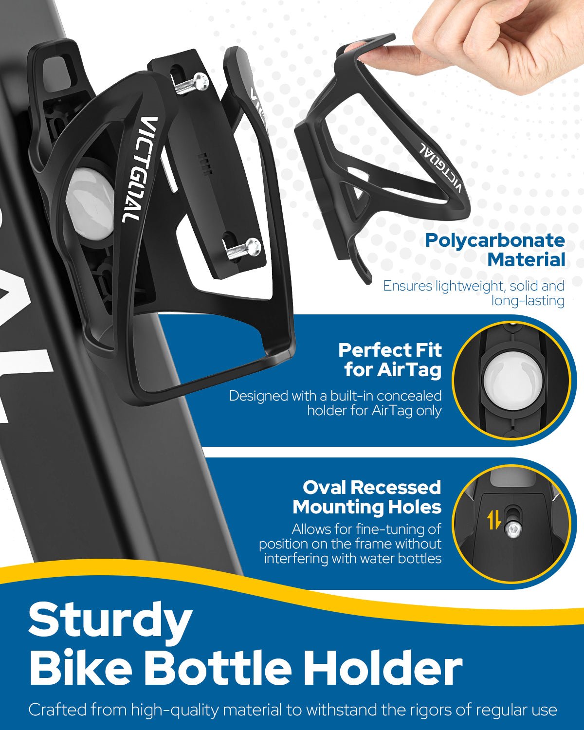 Road Bike MTB Bicycle Bottle Cage For Apple Airtag accessories VICTGOAL accessories pick tools