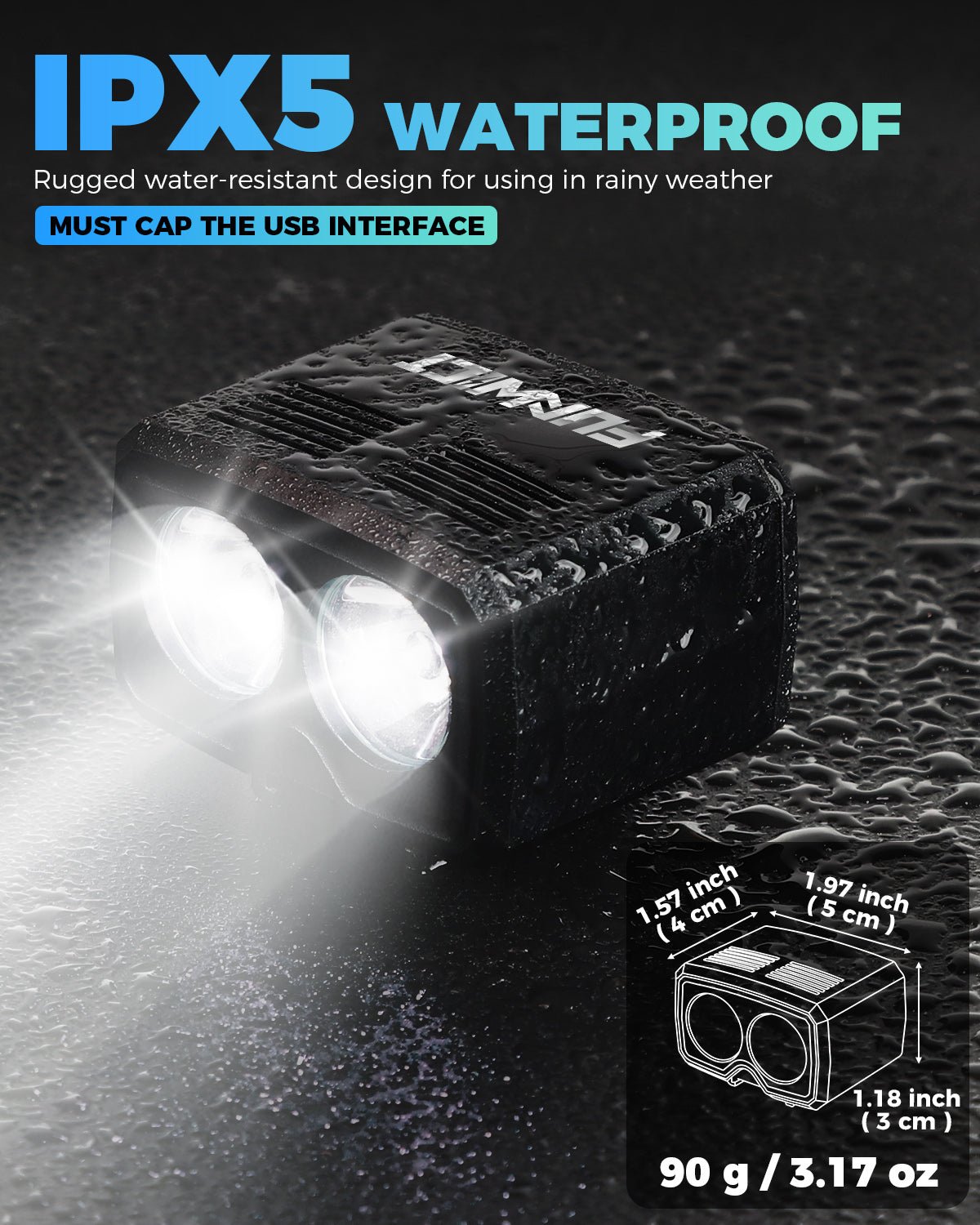 Ultra Bike Light for Helmet & Handlebar Dual Beam 1000 Lumen Lights VICTGOAL accessories adultshelmets helmets