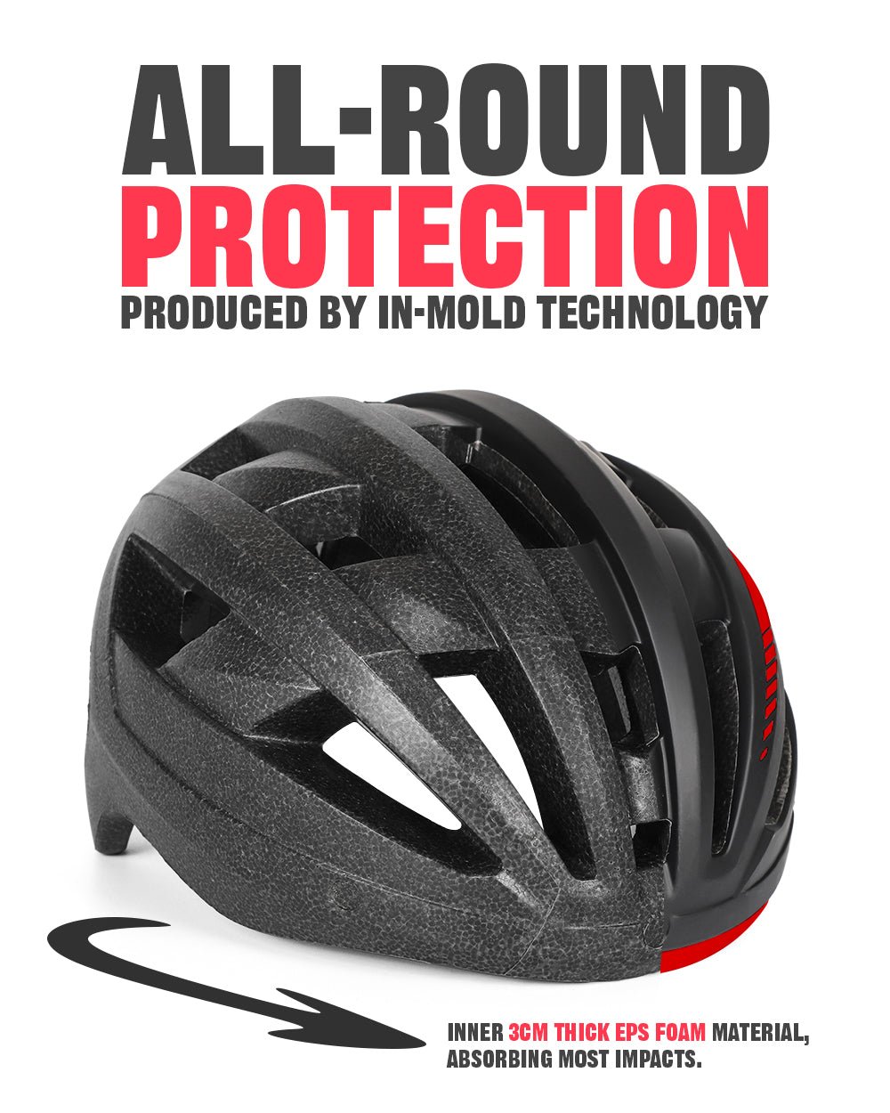VICTGOAL Bike Helmet for Men Women with Led Light Detachable Magnetic Goggles Removable Sun Visor Mountain & Road Bicycle Helmets Adjustable Size Adult Cycling Helmets VICTGOAL