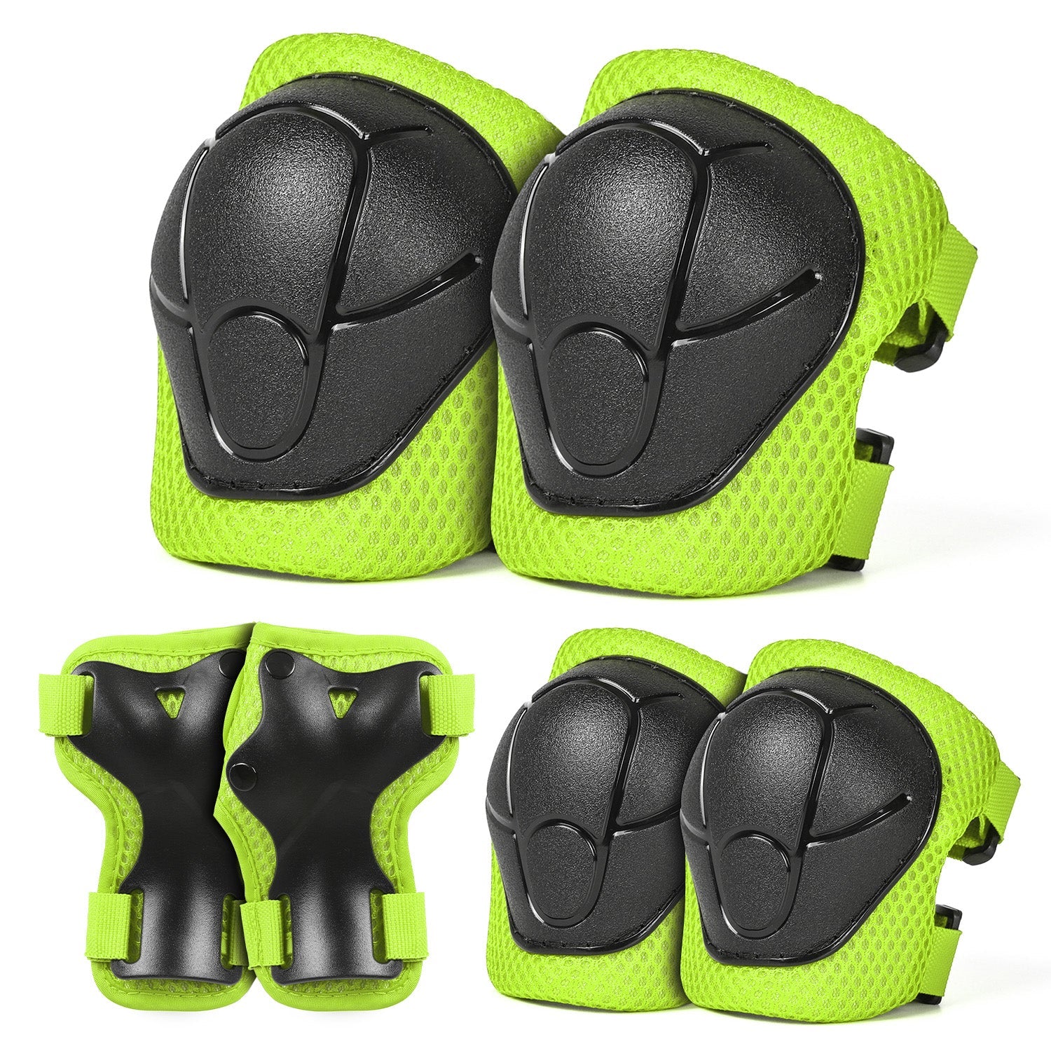 Kids Protective Gear Set 6 in 1 Knee Pads Elbow Pads Wrist Guard Set accessories VICTGOAL accessories apparel kidshelmets