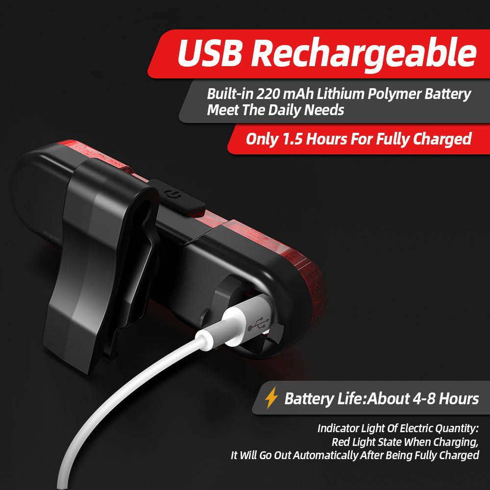 LED USB Bike Light Portable Running Safety Lamp Lights VICTGOAL lights
