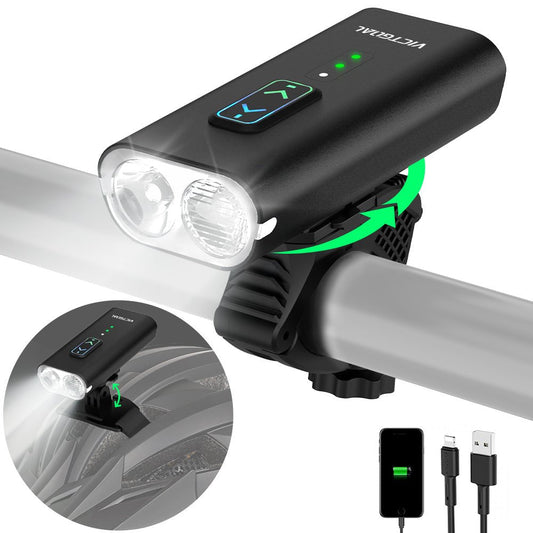 Helmet Light vs. Handlebar Bike Light: Which Setup Should You Choose? - VICTGOAL