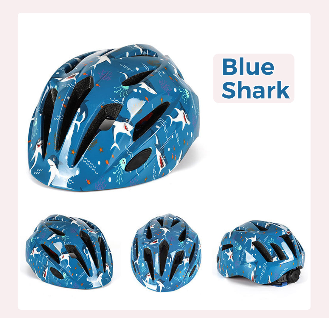 Kids bike helmet for cycling, scooter riding, and skating
