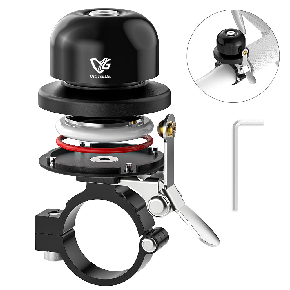 VICTGOAL Anti-Theft Loud Sound Bicycle Bell for Apple AirTag