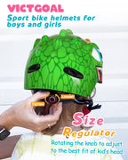 Kids cycling helmet fit and coverage view