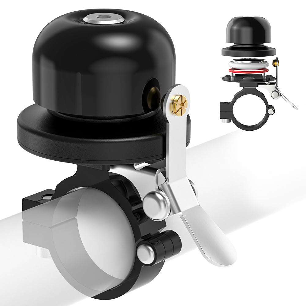 VICTGOAL anti-theft bicycle bell with hidden Apple AirTag holder