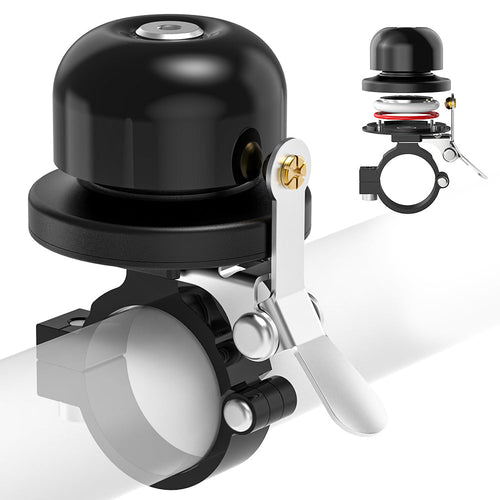 VICTGOAL anti-theft bicycle bell with hidden Apple AirTag holder