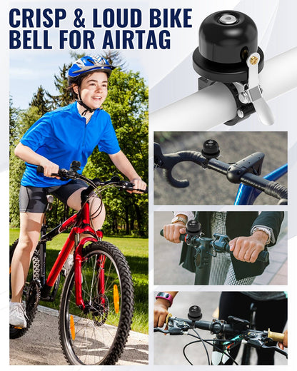 Anti - Theft Loud Sound Bicycle Bell for Apple AirTag Tools VICTGOAL accessories