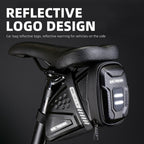 Compact bike tail bag for tools, keys and small ride essentials