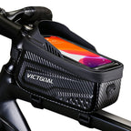 VICTGOAL bike frame bag with front tube phone holder