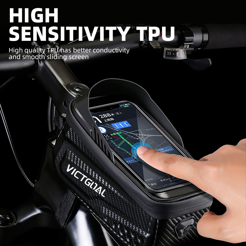 Bike phone holder bag for commuting and road cycling