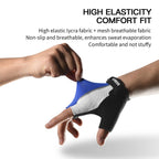 VICTGOAL breathable cycling gloves front and side product view