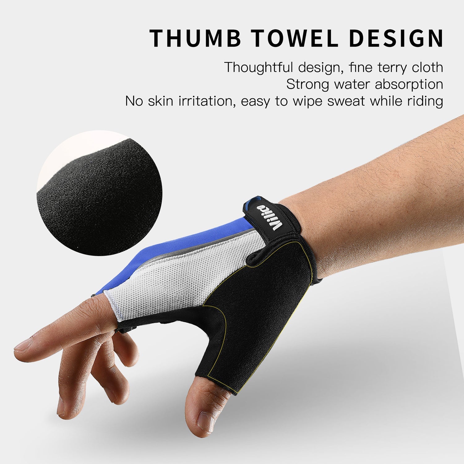 Padded bike gloves for commuter rides and outdoor training