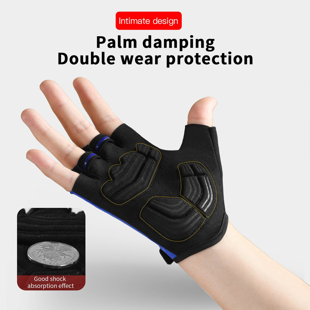 Gel cycling gloves for handlebar comfort on daily routes