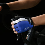 Breathable full-finger gloves back panel view