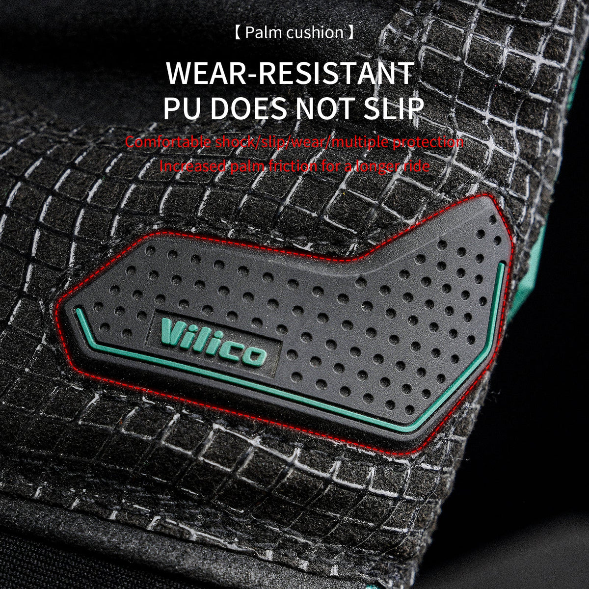 Riding gloves wrist closure and cuff view