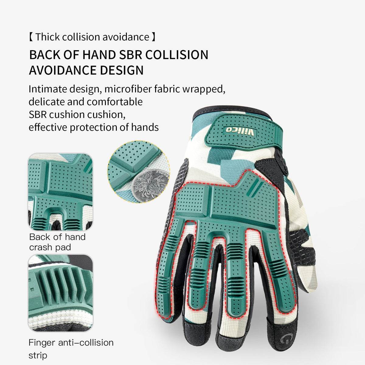 Padded outdoor gloves for running, cycling and everyday driving
