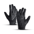 VICTGOAL full-finger SBR shockproof cycling gloves in all black
