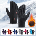 Waterproof winter riding gloves for wind and light rain