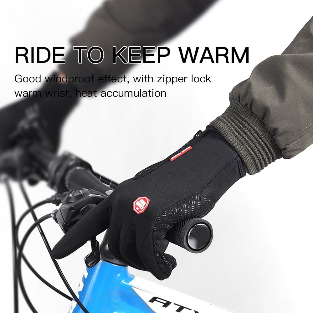 Winter gloves back panel and full-finger coverage