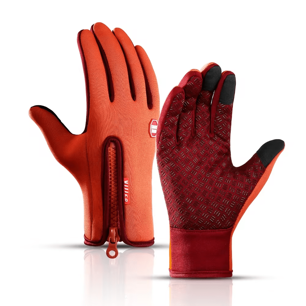 Full-finger bike gloves fingertip construction