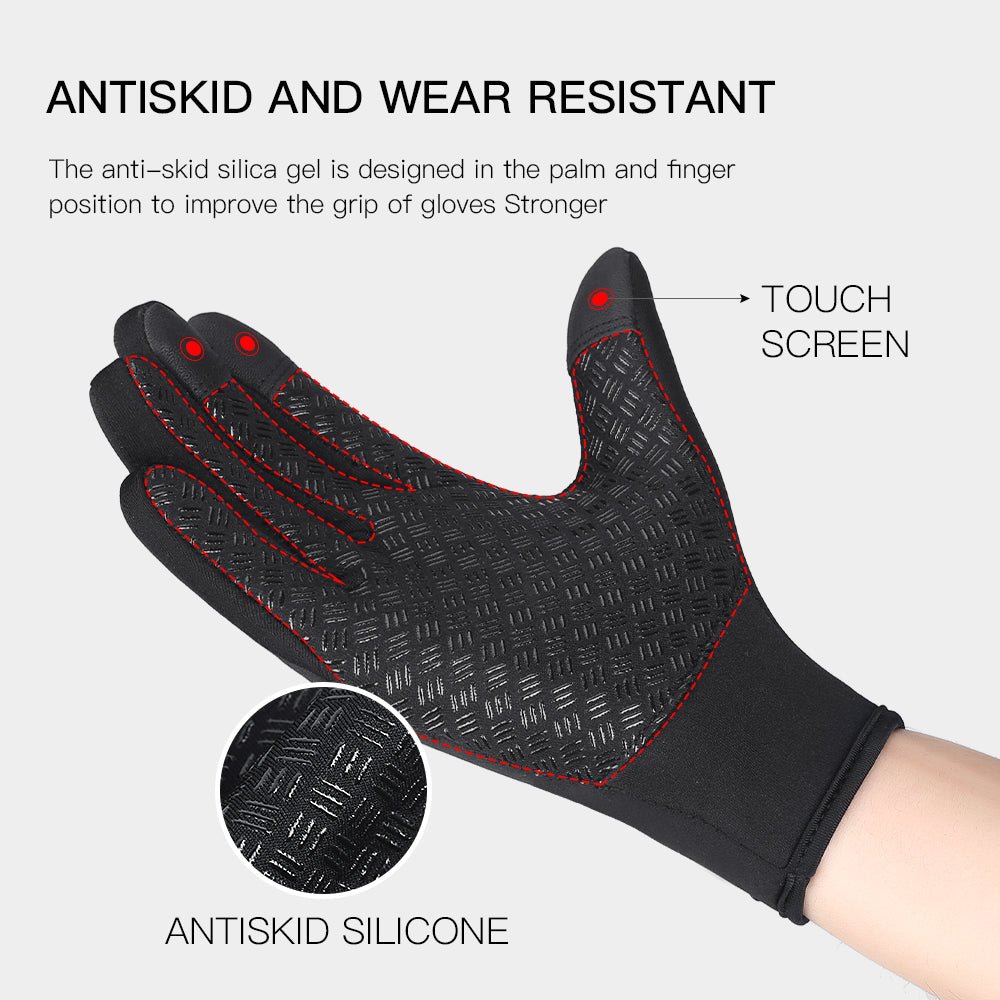 Full Finger Warm Fleece Waterproof & Windproof Winter Gloves Gloves VICTGOAL gloves