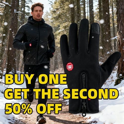 Full-finger cold-weather gloves for cycling and outdoor work