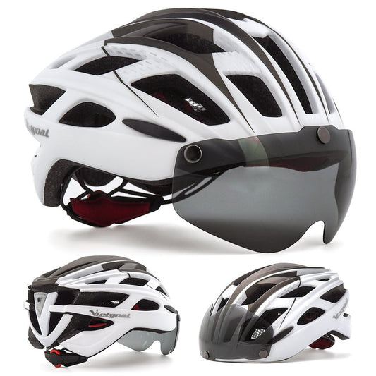 Goggles Bike Helmet LED Red Rear Light Urban E - Biking Adults Helmets VICTGOAL adultshelmets helmets