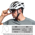 Urban cycling helmet visor and goggle profile
