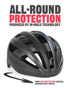 Cycling helmet with visor for MTB, road and commuter rides
