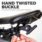 Bicycle seat bag mounting strap view