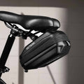 VICTGOAL hard shell bike seat bag with silver reflective strip