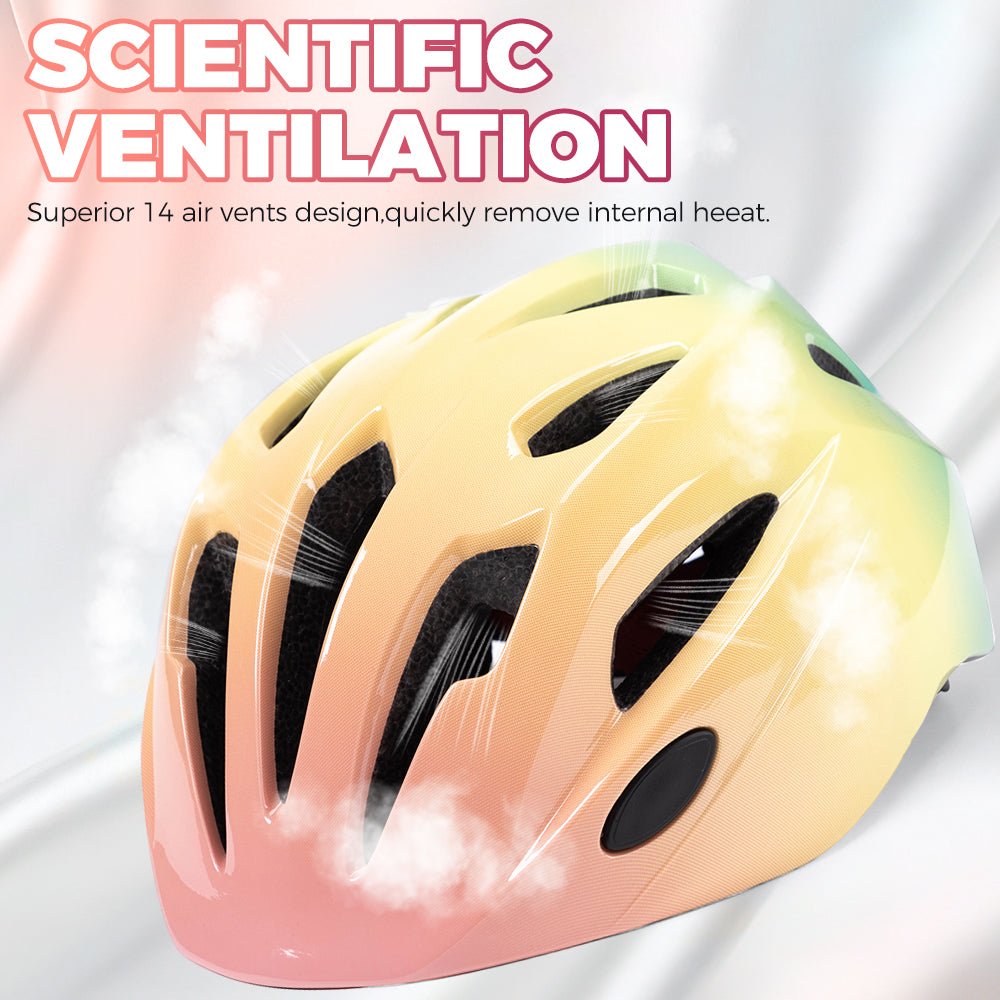 Kids cycling helmet for scooter routes, skating and neighborhood rides