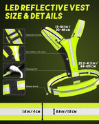 VICTGOAL LED reflective running and cycling vest