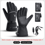 Winter bike gloves full-finger coverage view