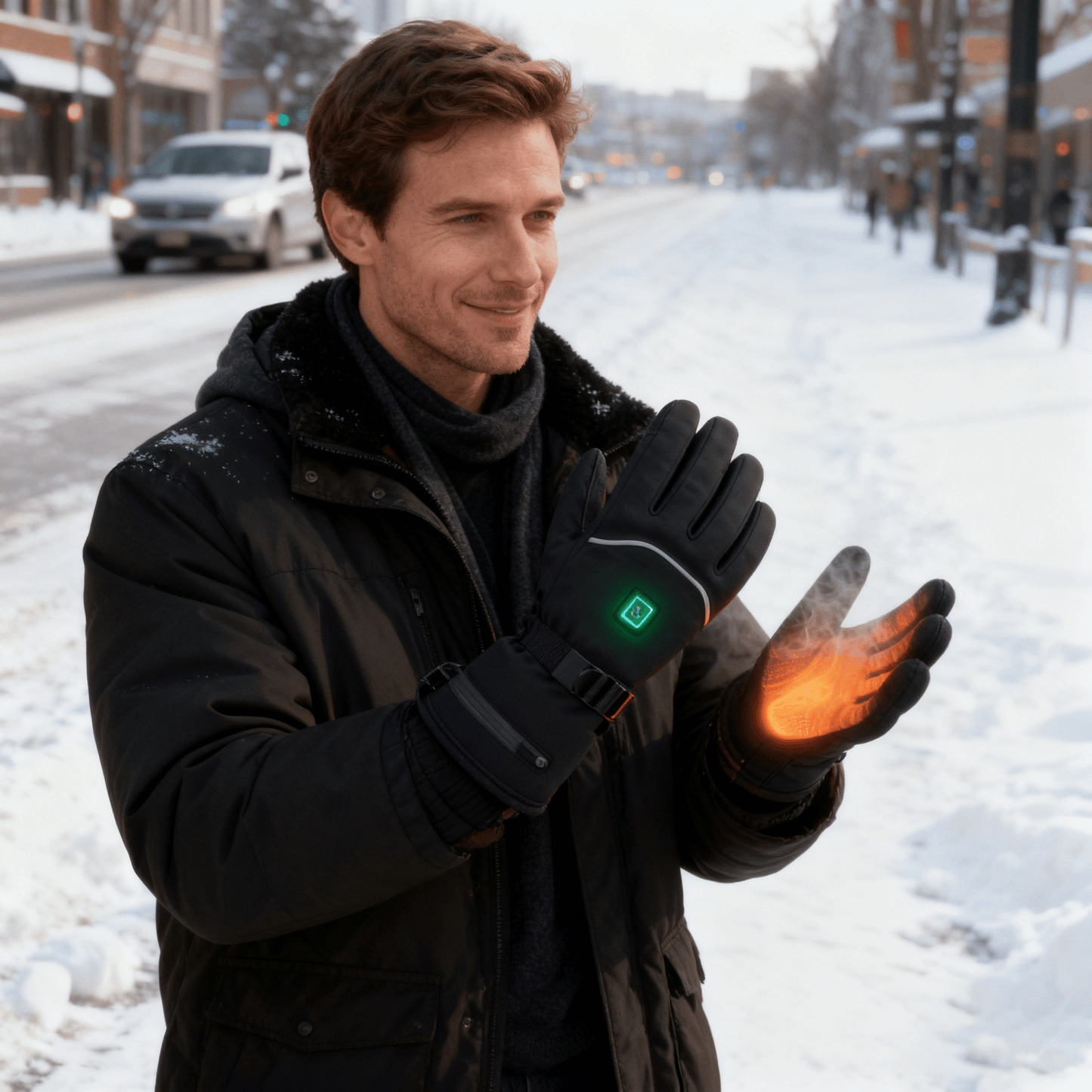 Outdoors Electrically Heated Winter Gloves Temperature - Controlled Rechargeable Heat Gloves Gloves VICTGOAL gloves