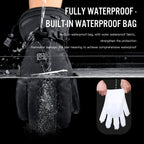 Temperature-controlled outdoor gloves for low-temperature comfort