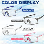Sports sunglasses that adapt to changing outdoor light