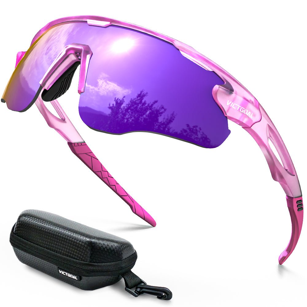 Polarized glasses temple and hinge detail