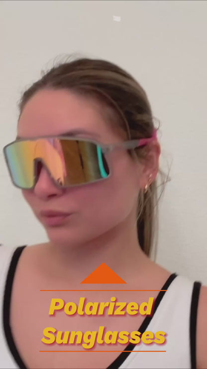 Youth Adult Polarized Sports Glasses UV400 Eyewear for Baseball Cycling