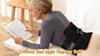 Flexible body wrap light panel and fastening straps