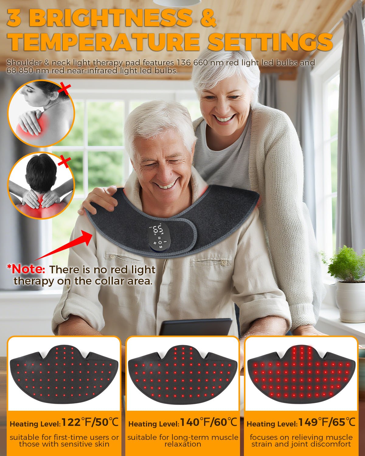 Shoulder wrap heat and vibration control detail