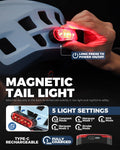 VICTGOAL magnetic rear light for road bike helmet VGA140
