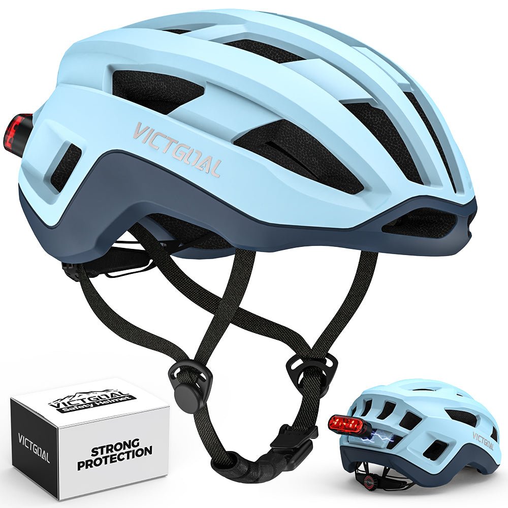Road Bike Helmet Adult Men Women with Detachable Magnetic Rear Light M ...