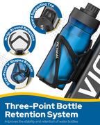 AirTag bicycle bottle cage for added bike security on daily rides