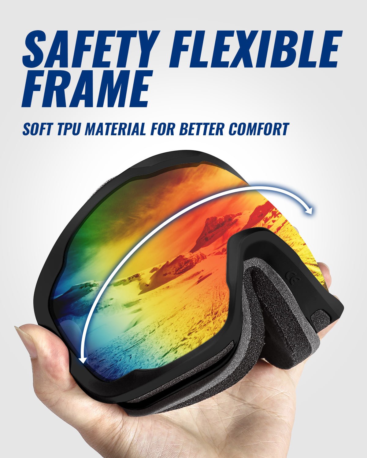 VICTGOAL OTG ski and snowboard goggles