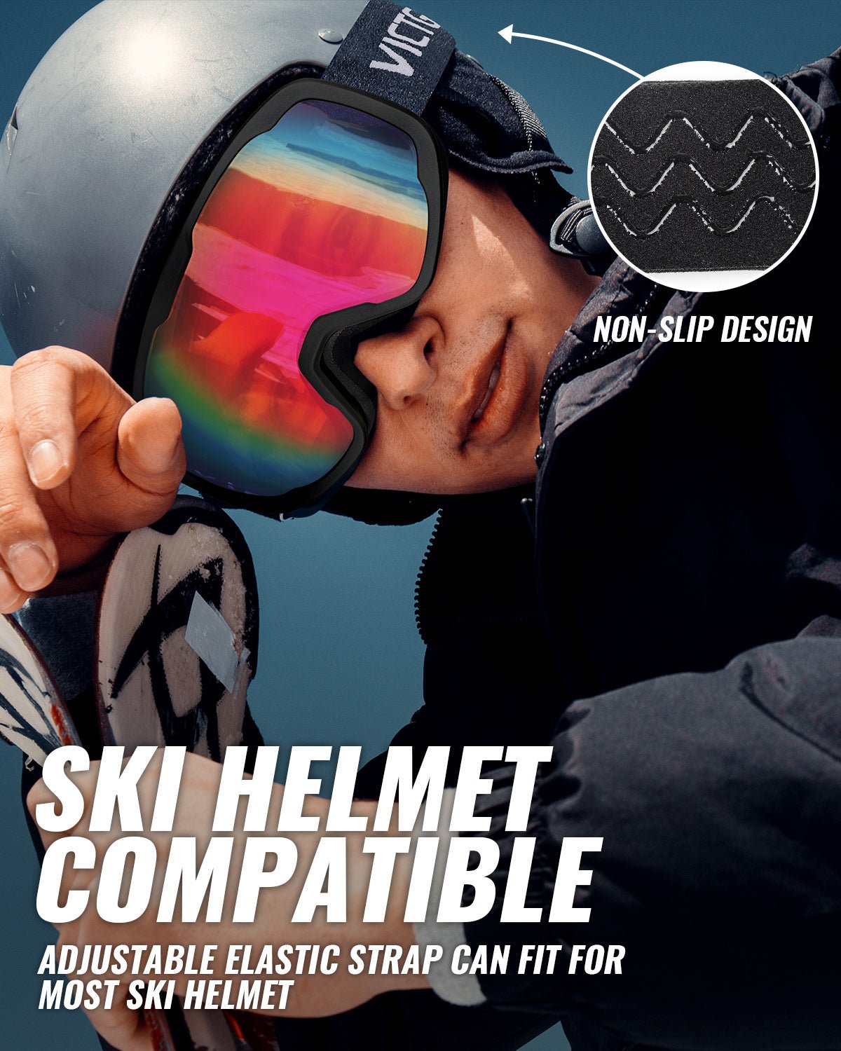 ski goggles helmet compatible OTG & Snowboard for Men & Women Housing Color:Black MTB-Lenker - Specialized free_speci_tool_pr5a21301 adapting effortlessly to varying