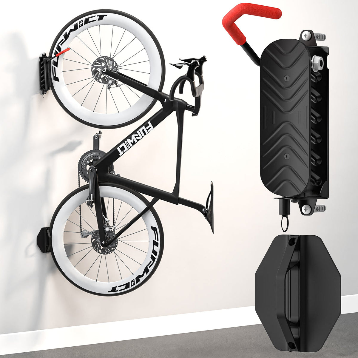 bike pedal wall mount Swivel Rack REVERB FIRST LOOK: Fuji's New Color:White Sapphire Plaid perfect for storing everything