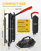 Wall mount bicycle support arm view