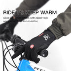 VICTGOAL Fleece Winter Bike Gloves - Water-Resistant & Wind-Resistant VICTGOAL